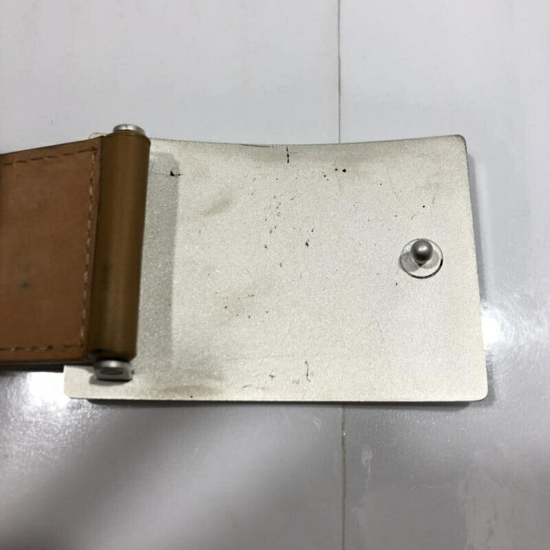 LOUIS VUITTON Louis Vuitton M6815 Saint Tulle Jeans Leather Belt Brown