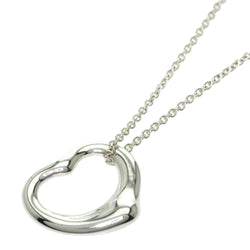 Tiffany Open Heart Necklace Silver Ladies