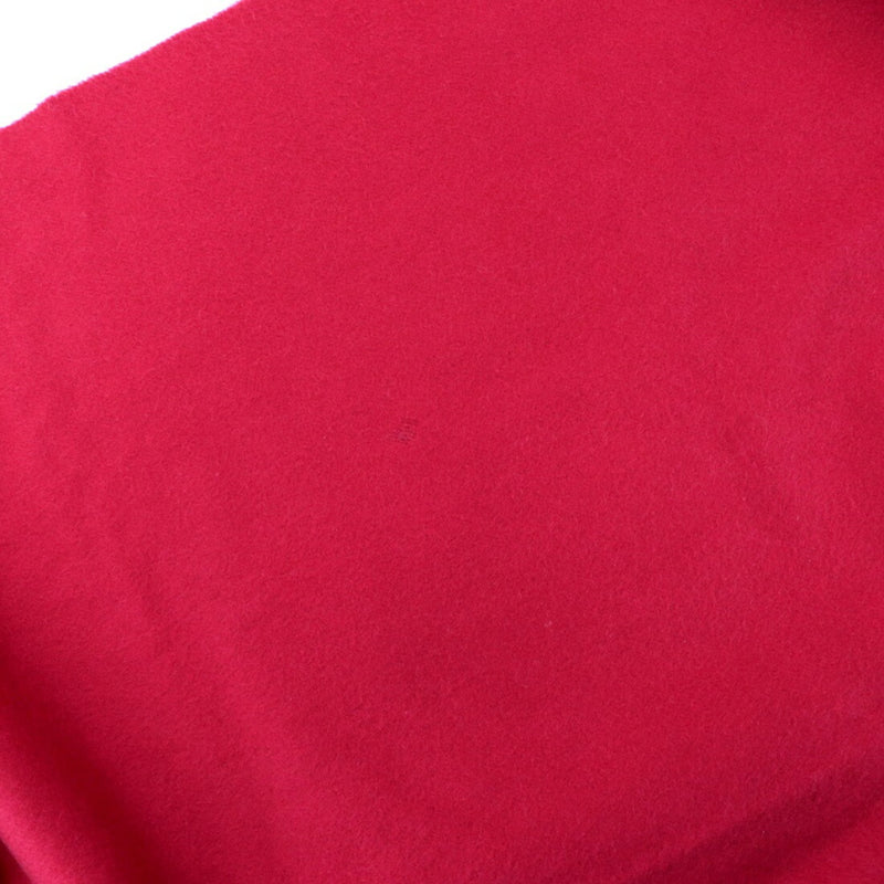 Hermes embroidery cashmere scarf ladies red stole