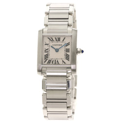 Cartier W51008Q3 Tank Francaise SM Watch Stainless Steel Ladies