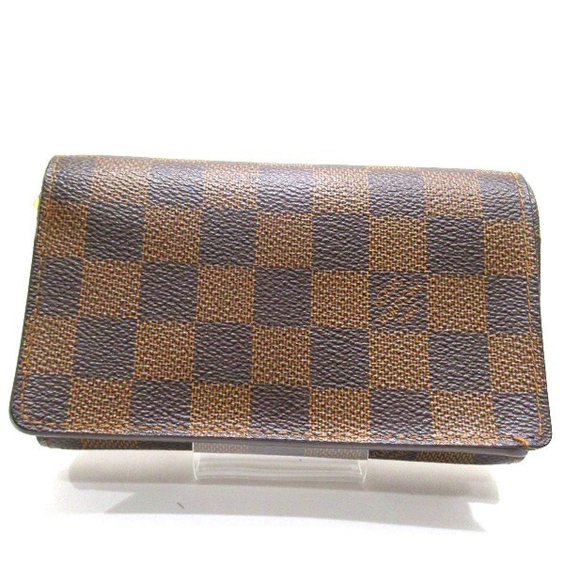 Louis Vuitton Damier Porto Monevier Tresor N61730 Wallet Folded Unisex