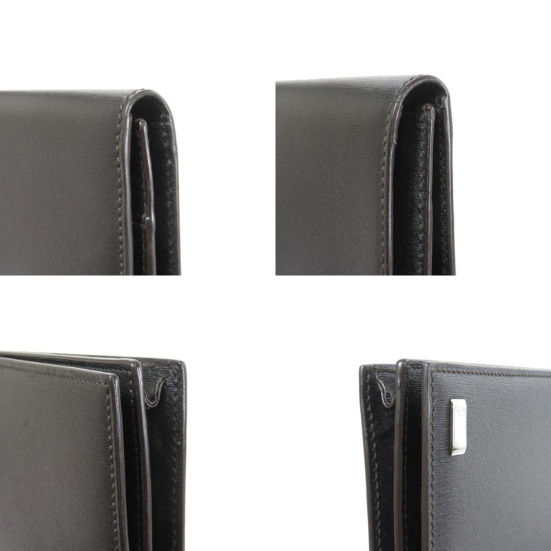 Dunhill logo hardware long wallet leather mens