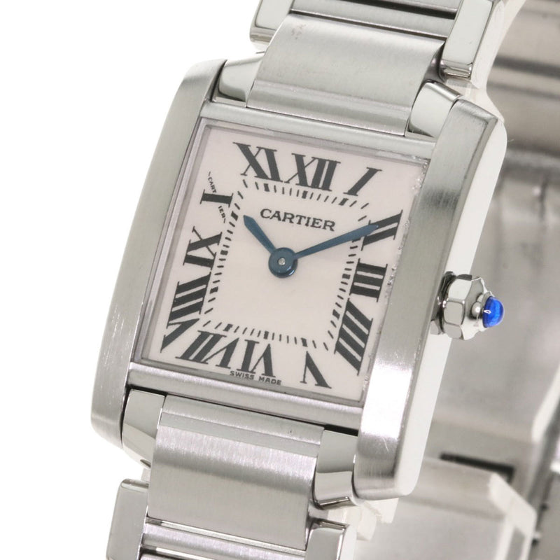 Cartier W51008Q3 Tank Francaise SM Watch Stainless Steel Ladies