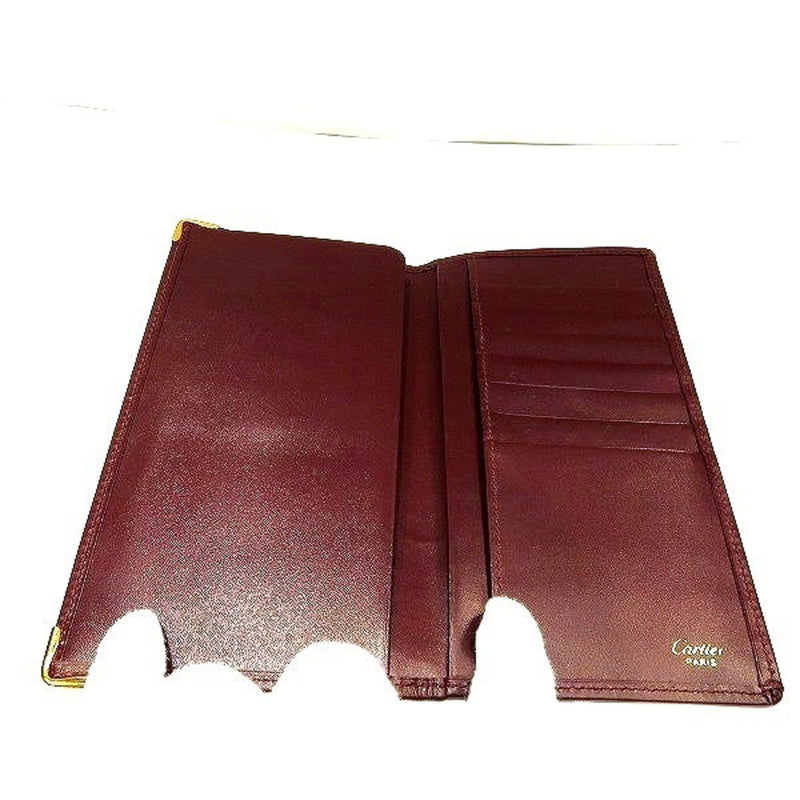 Cartier mast line long wallet bi-fold