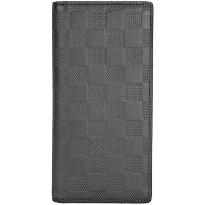 Louis Vuitton LOUIS VUITTON Purse Portofeuil Braza Damier Amphini Black N63010