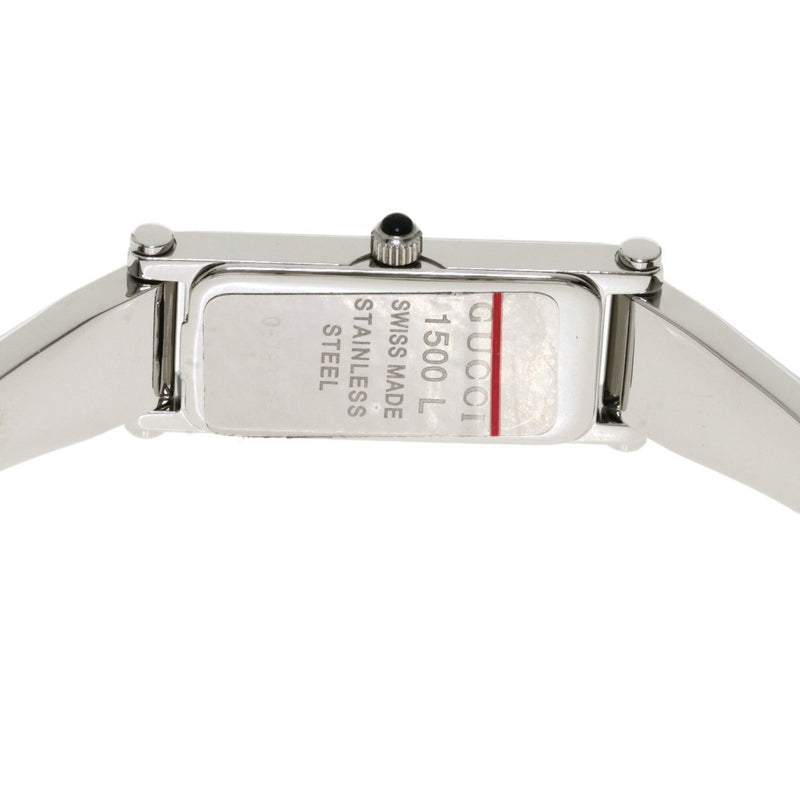 Gucci 1500L Square Face Watch Stainless Steel Ladies