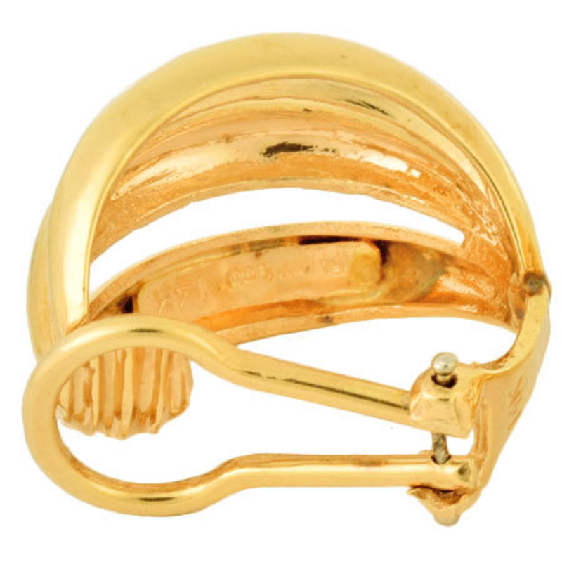 Tiffany TIFFANY & Co. Clip Mini Hoop Earrings K14YG Vintage