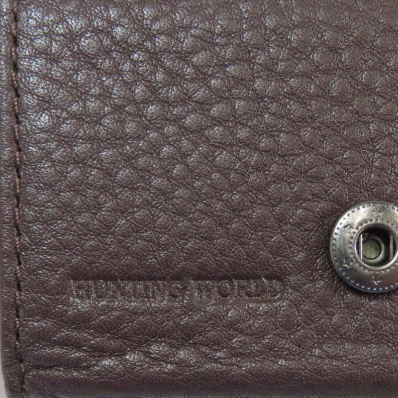 Hunting World Metal Fittings Coin Case Leather Men's