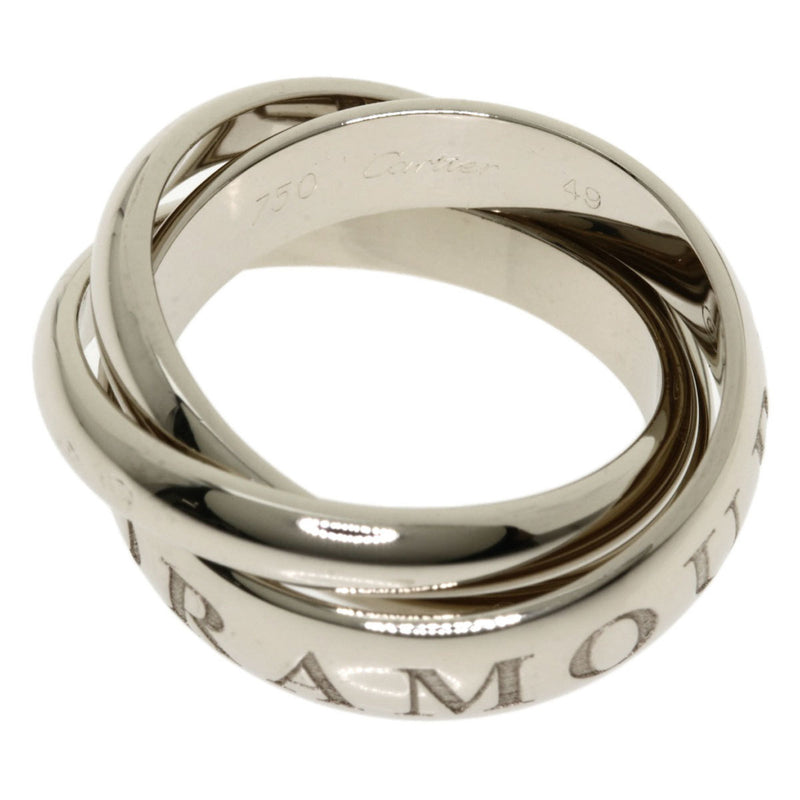 Cartier Trinity Limited # 49 Rings / K18 White Gold Ladies