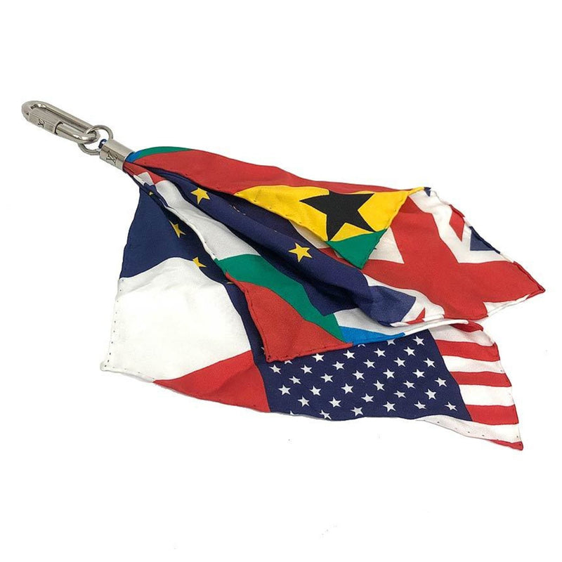 LOUIS VUITTON Louis Vuitton Bijoux Sack Flags MP2485 Flag Keychain Charm Keyring Wallet Small