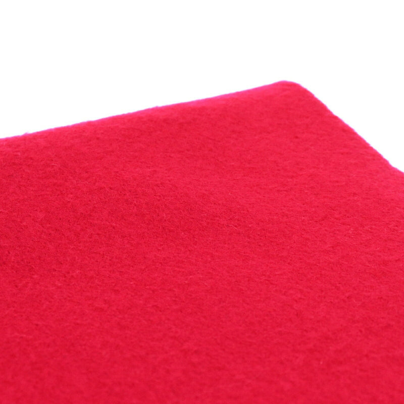 Hermes embroidery cashmere scarf ladies red stole
