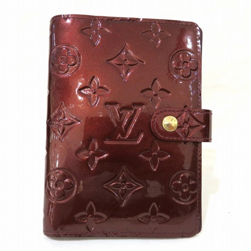 Louis Vuitton Monogram Vernis R21026 Agenda PM Notebook Cover Unisex