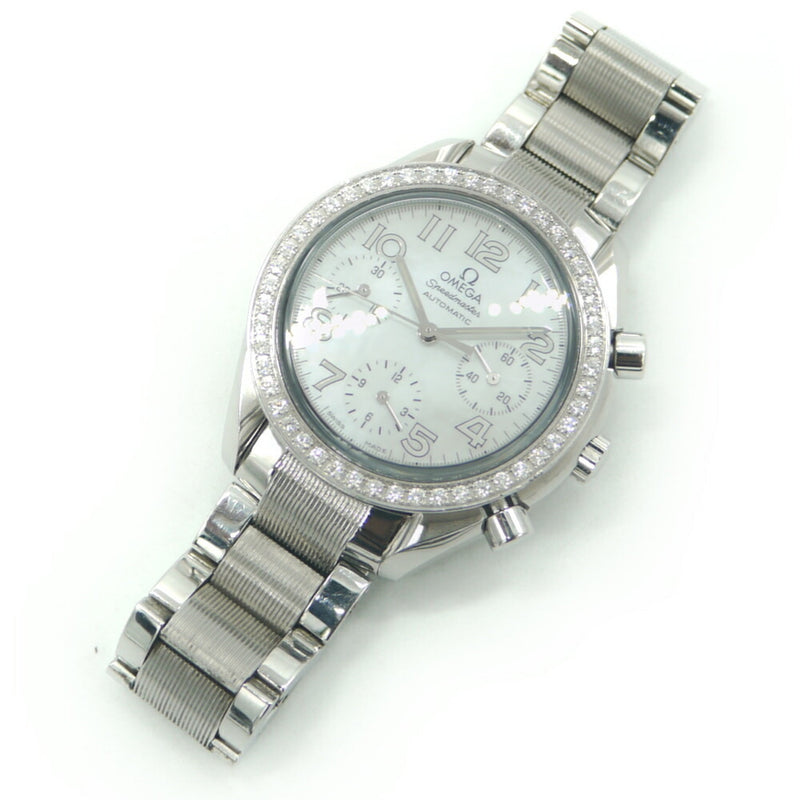 OMEGA Omega Speedmaster 3535.70.00 Diamond bezel self-winding shell dial watch
