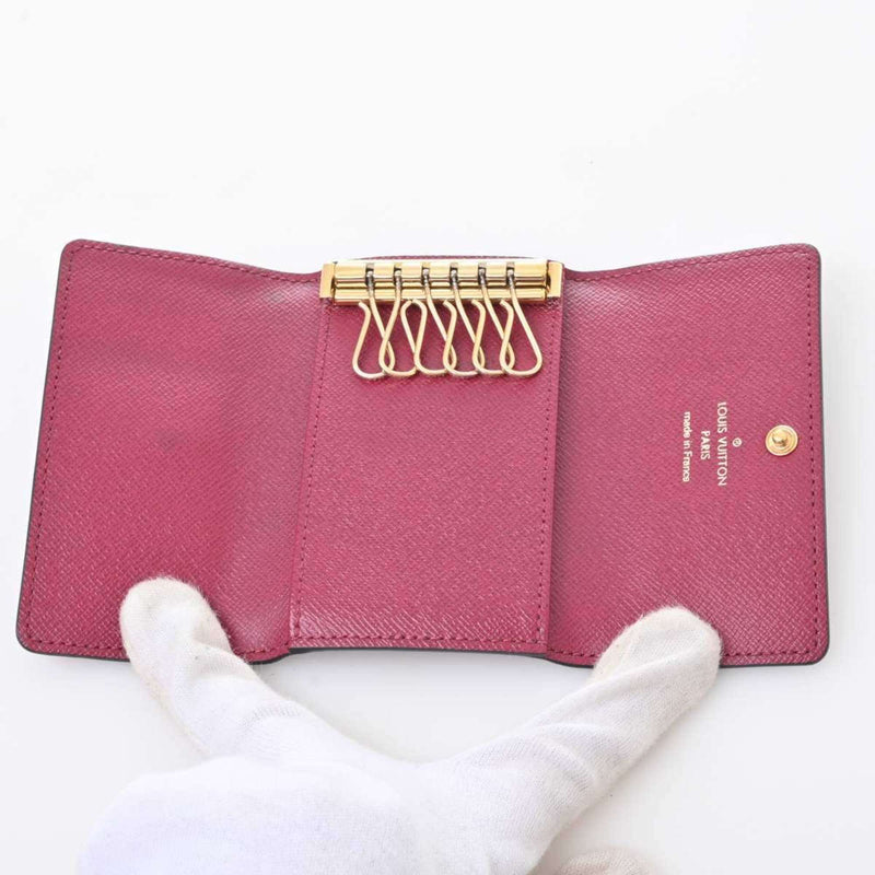 Louis Vuitton Monogram Womens PVC Key Case BordeauxBrown