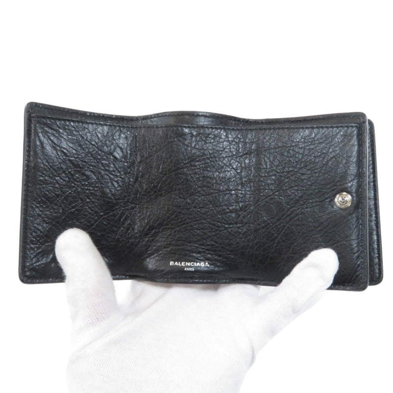 Balenciaga 477455 Classic Mini Wallet Bi-Fold Leather Ladies