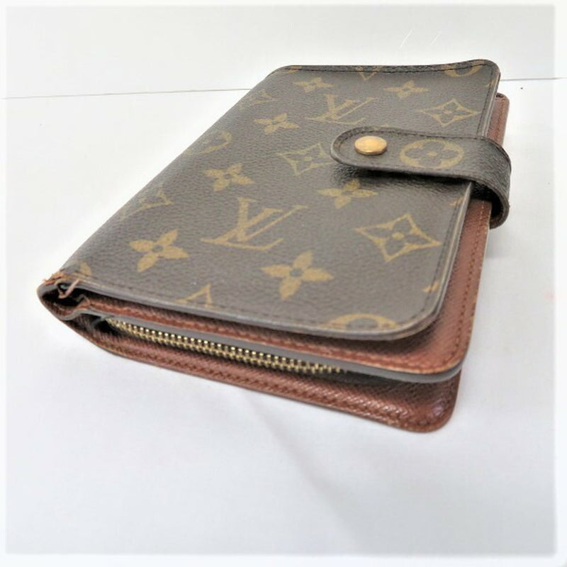 Louis Vuitton Monogram Porto Papier M61207 Bi-Fold Wallet Unisex