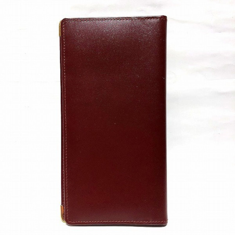 Cartier mast line long wallet bi-fold