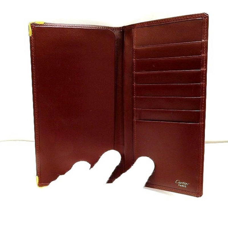Cartier mast line long wallet bi-fold