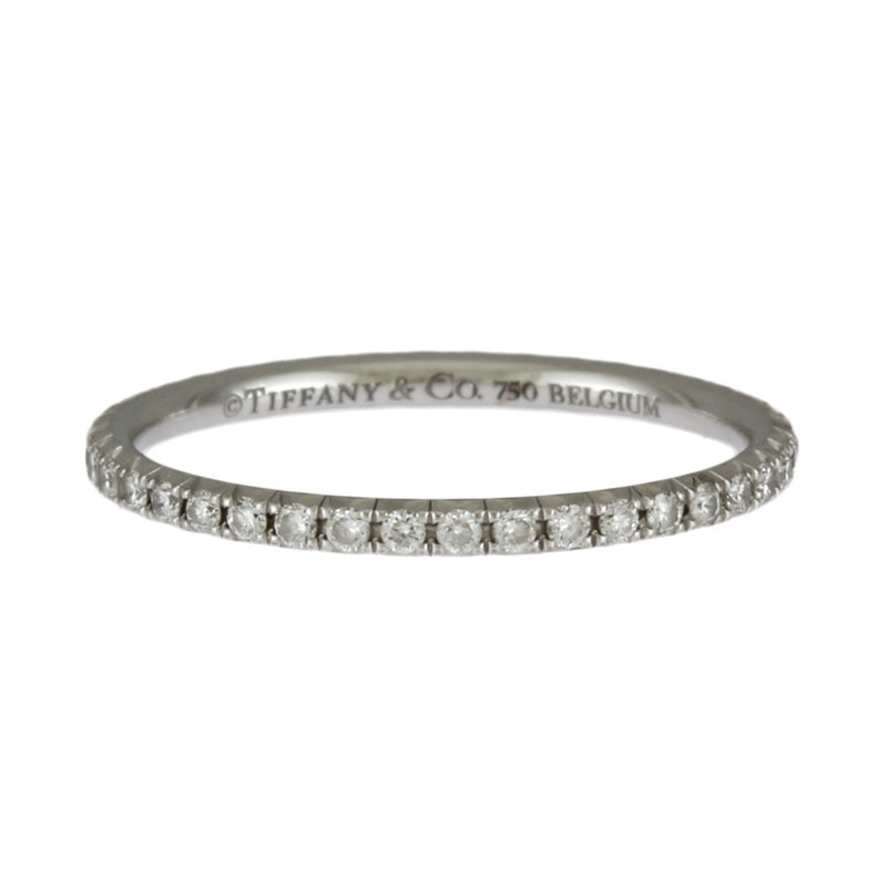 Tiffany Metro Full Eternity Ring, Tiffany, size 9, 18k gold, diamond, ladies, TIFFANY&Co.