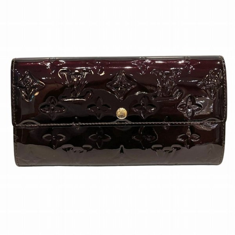 Louis Vuitton Monogram Vernis Portefeuille Sarah M93524 Long Wallet Bi-fold for Women