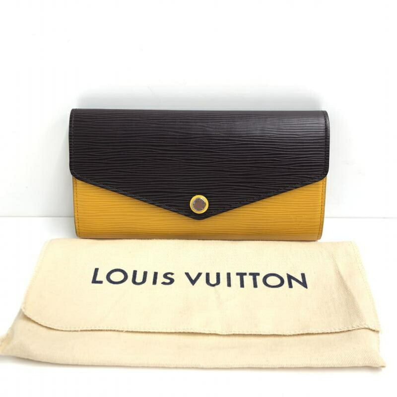 Louis Vuitton LOUISVUITTON Epi Portofeuil Sara Mimosa M60529