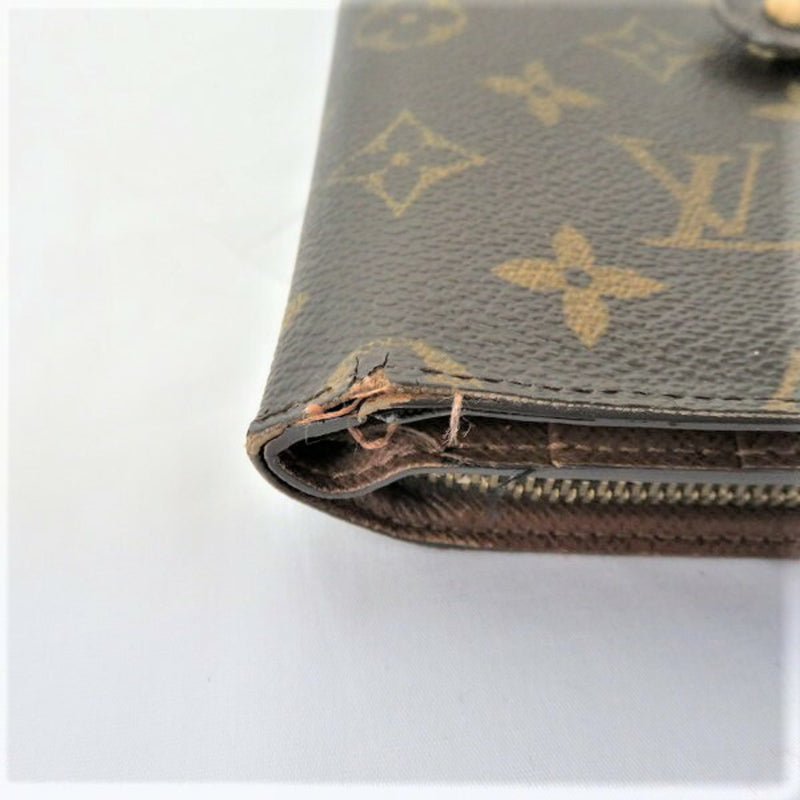 Louis Vuitton Monogram Porto Papier M61207 Bi-Fold Wallet Unisex