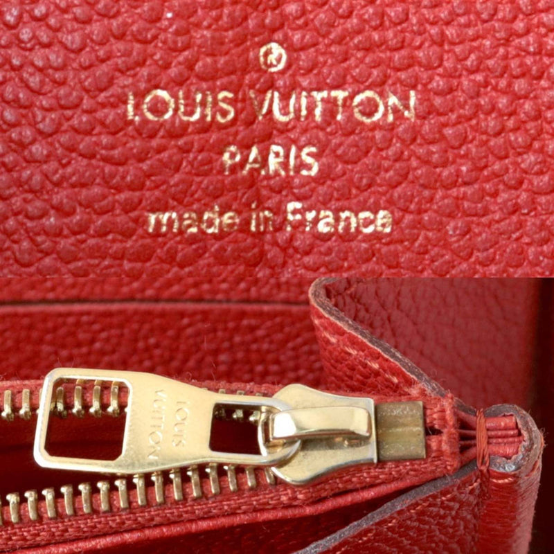 LOUIS VUITTON Zippy Wallet Monogram Amplant Scarlet M61788 SP4163 Box