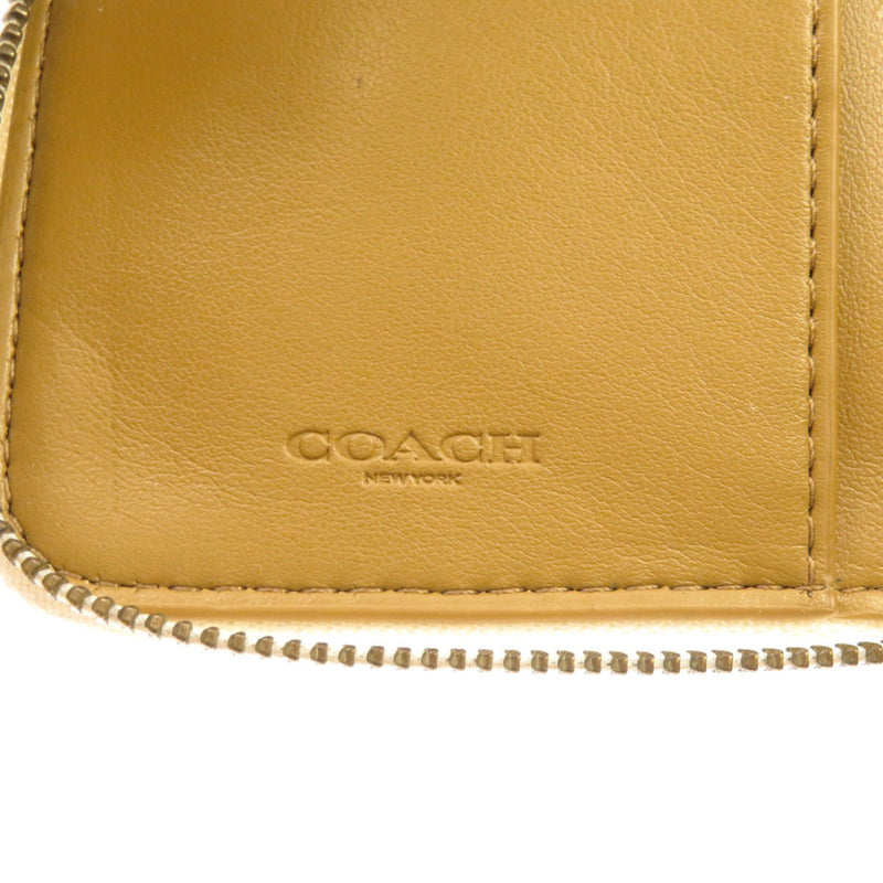 Coach 31811 Border Rivets Bi-Fold Wallet Calf Ladies