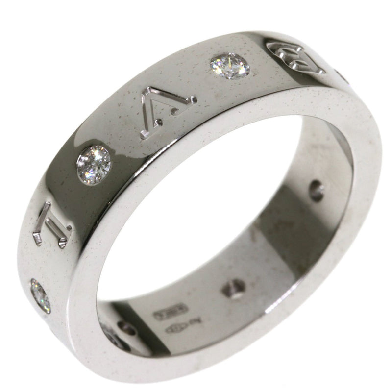 Bvlgari Roman Sorbet Diamond # 52 Rings K18 White Gold Ladies