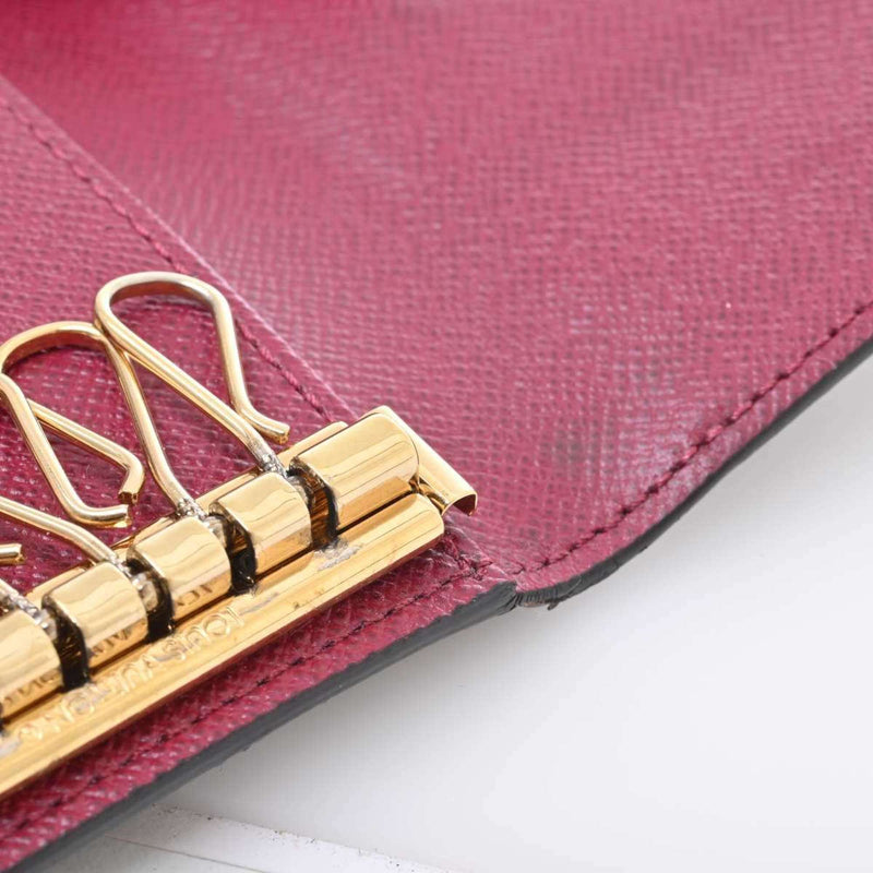 Louis Vuitton Monogram Womens PVC Key Case BordeauxBrown