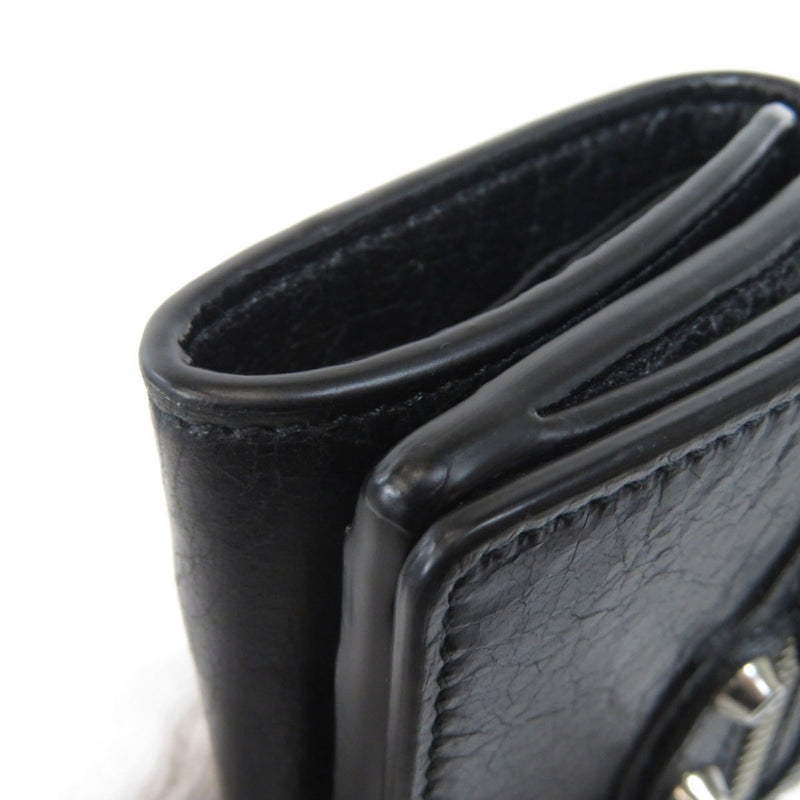 Balenciaga 477455 Classic Mini Wallet Bi-Fold Leather Ladies