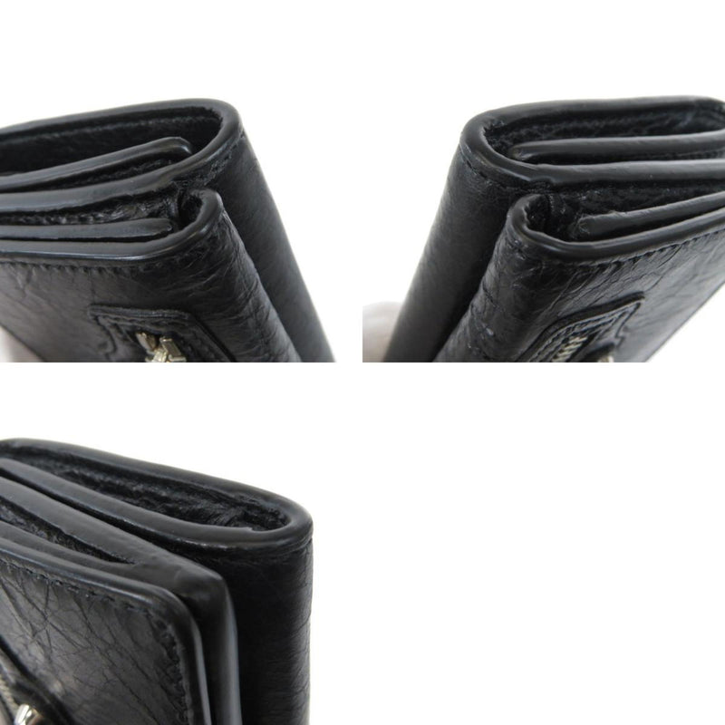Balenciaga 477455 Classic Mini Wallet Bi-Fold Leather Ladies