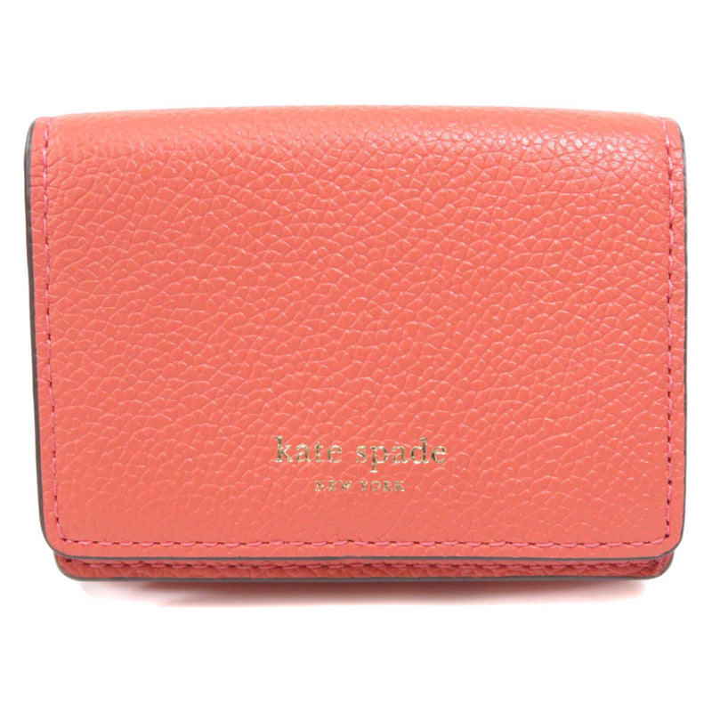 Kate Spade Mini Wallet Tri-Fold Bi-Fold Leather Ladies