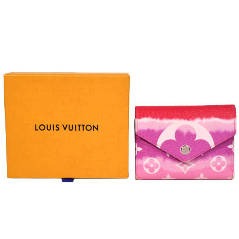 Louis Vuitton LOUIS VUITTON LV Escal Portofeuil Victorine Rouge Tri-fold wallet with coins M68842