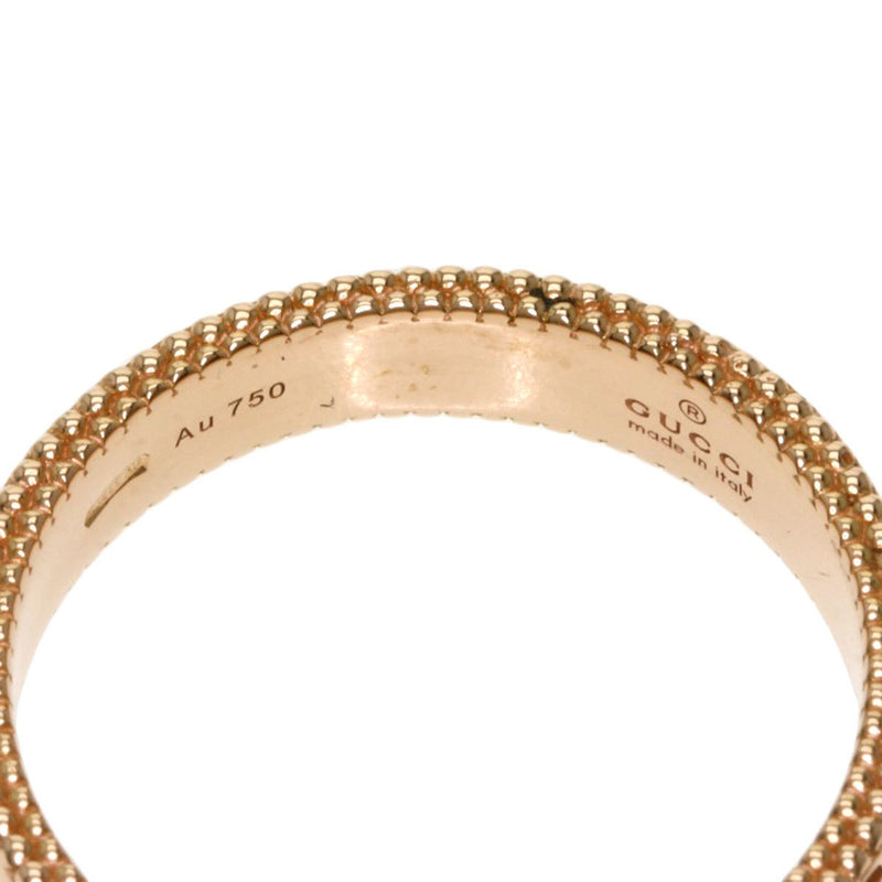 Gucci Icon Bloom Diamond # 11 Ring / K18 Pink Gold Ladies GUCCI