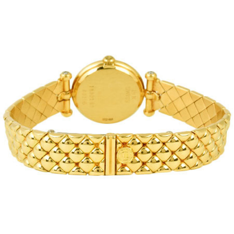 Van Cleef & Arpels Classic La Collection Diamond Bezel K18 Yellow Gold Ladies Watch Quartz White Dial 18901 B1