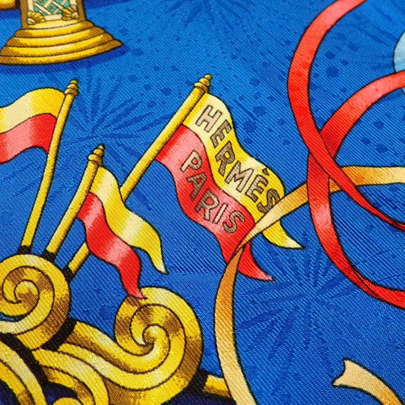 HERMES Silk Carre 90 LUNAPARK Amusement Park Scarf