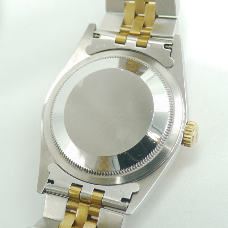 ROLEX Rolex Datejust 10P diamond 16233G T number SS / YG self-winding gold dial watch