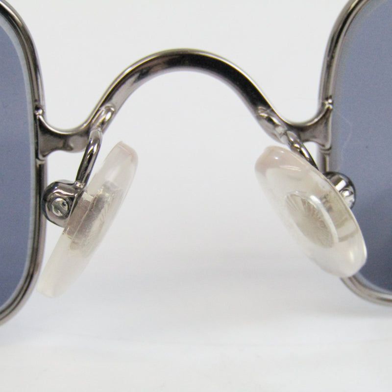 Chanel Womens Square Sunglasses Silver Square 09615 45002