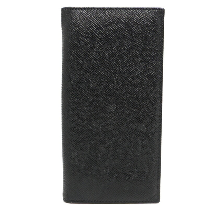 Bvlgari Men's Long Wallet Leather Black