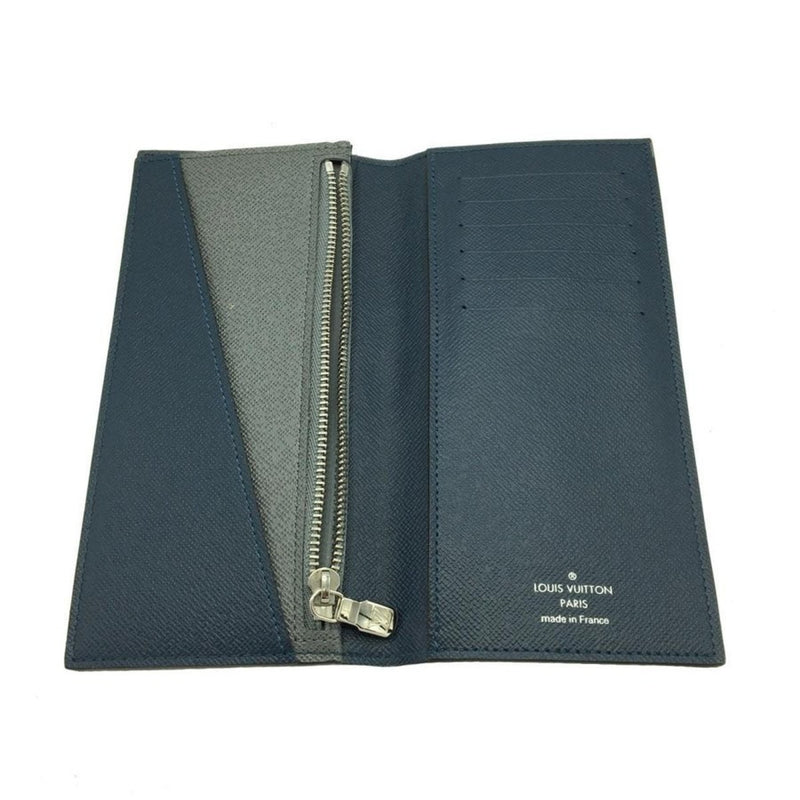 Louis Vuitton Taiga Wallet Blue