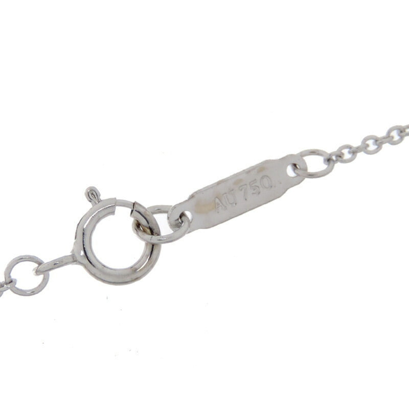 Tiffany Atlas Key Diamond Ladies Necklace 750 White Gold