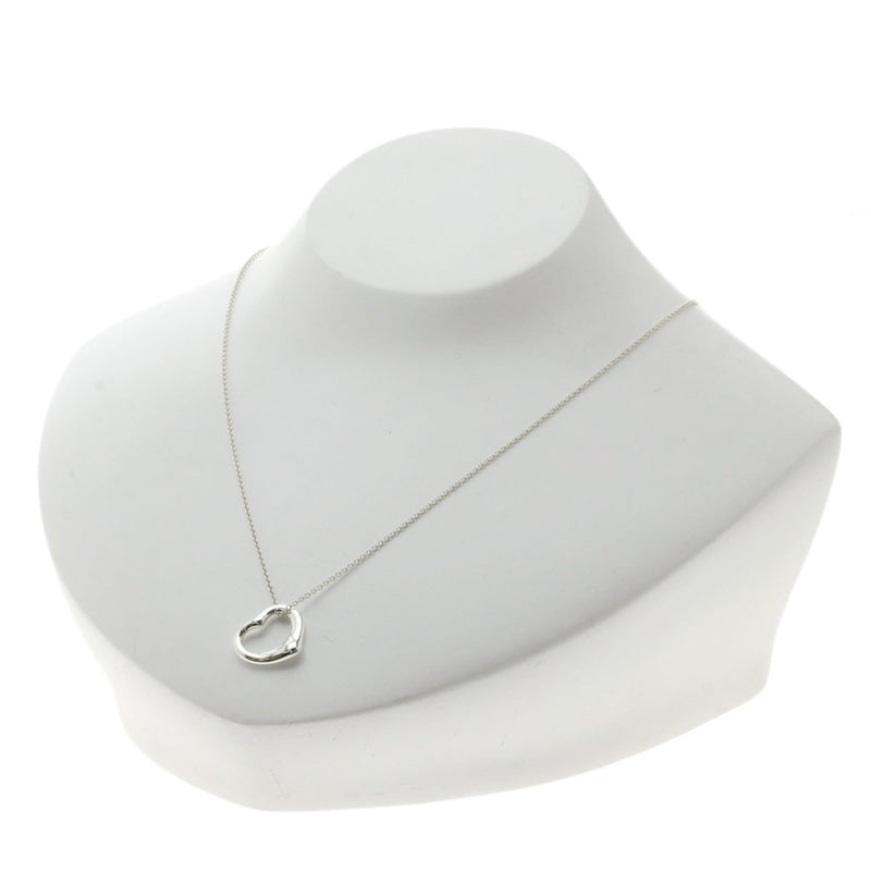 Tiffany Open Heart Necklace Silver Ladies