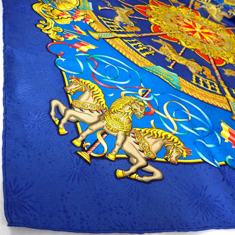 HERMES Silk Carre 90 LUNAPARK Amusement Park Scarf