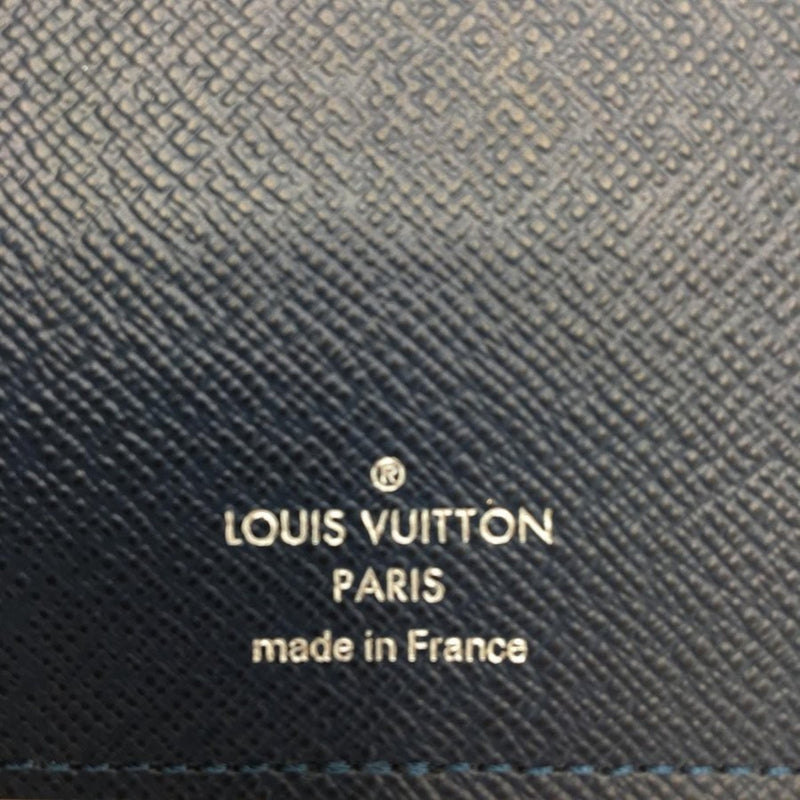 Louis Vuitton Taiga Wallet Blue