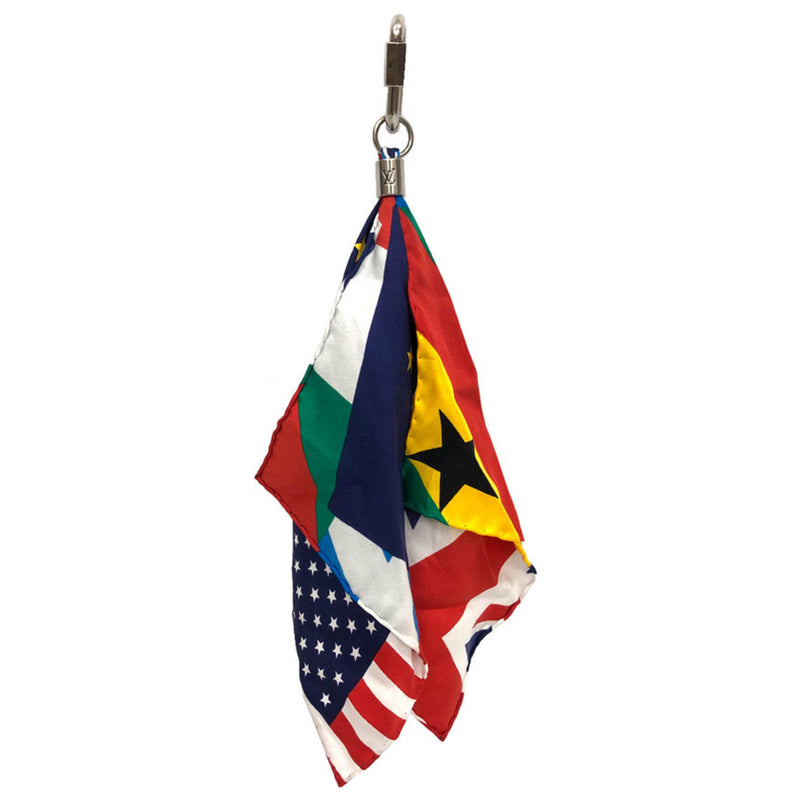 LOUIS VUITTON Louis Vuitton Bijoux Sack Flags MP2485 Flag Keychain Charm Keyring Wallet Small