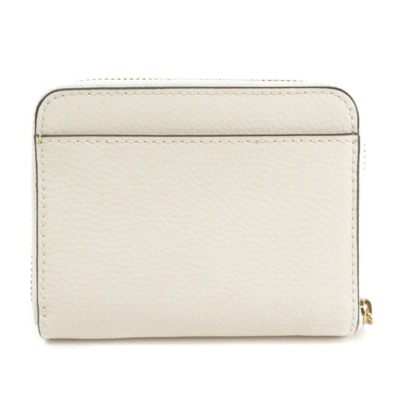 Coach F24808 Logo Motif Bi-Fold Wallet Leather Ladies