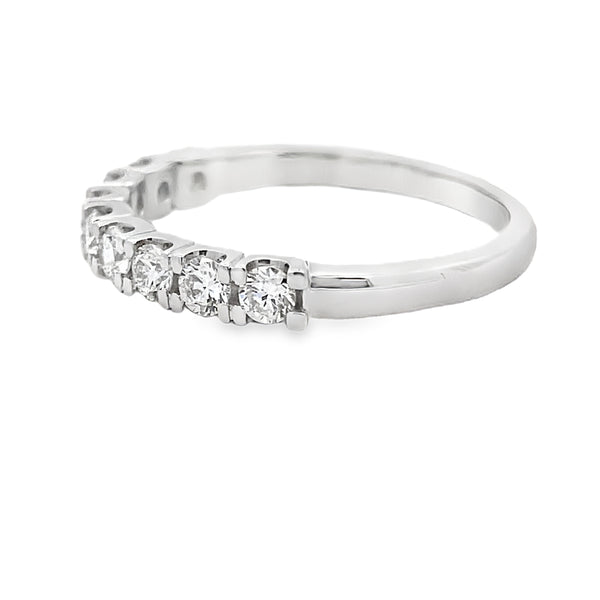 Lab Grown Diamond Wedding Band Ring 10KT White Gold