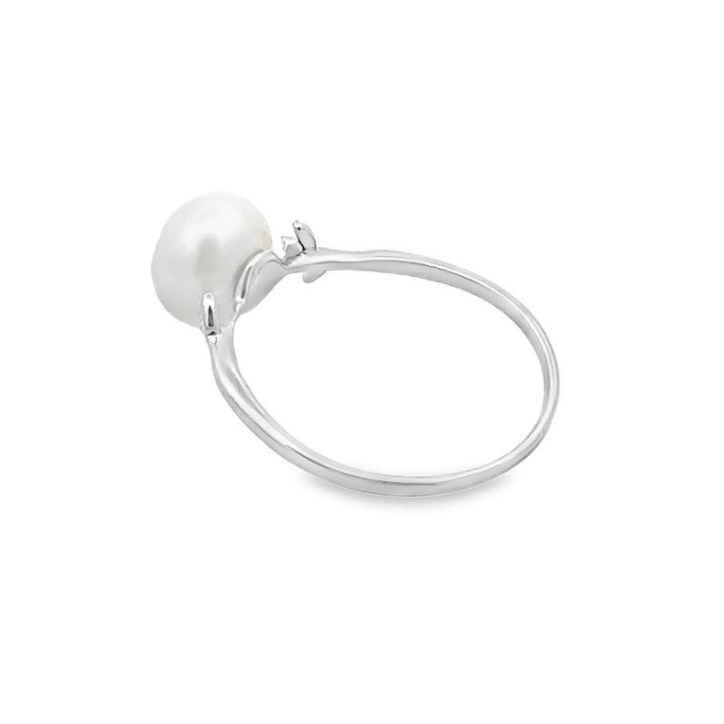 Genuine FW Pearl Ring Sterling Silver