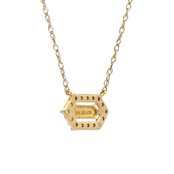 Lab Grown Diamond Fashion Pendants 10KT Yellow Gold